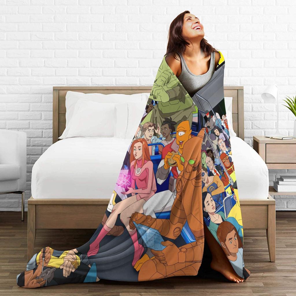 Invincible Comic Cool TV Coperte Qualità Super Morbida Coperta Plaid Autunno Picnic Esterno Fantasia Copriletto