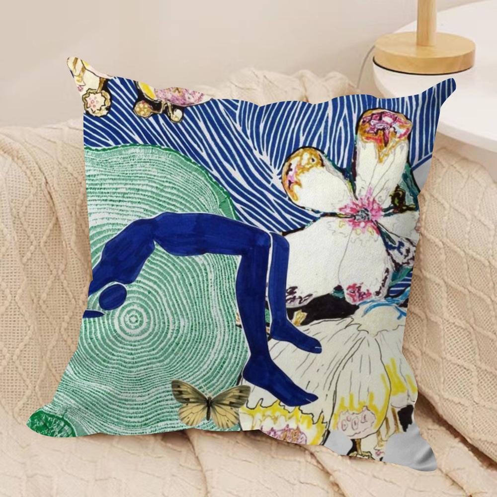 H-Henri M-Matisse Painting Cushion Cover Soft Plush Double-Sided Printed Sofa Pillow Cushion Cover | Cozy All-Season Decor Gift