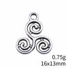Mother's Day Charms For Bags Wave Water Drop Swirl Charms Pendant Audience Bag Pendant