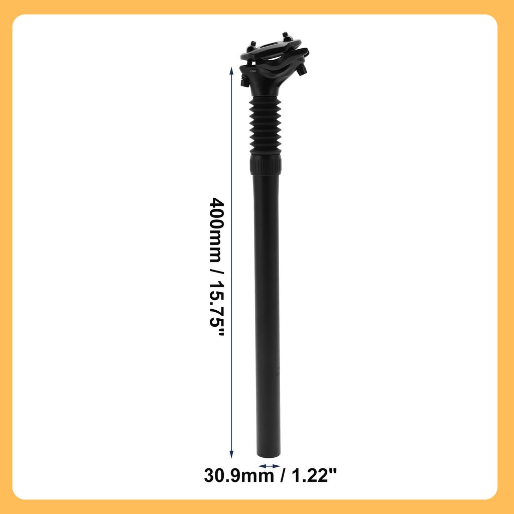 X Autohaux Bicycle Suspension Seatpost 25.4x300mm 27.2x300mm 28.6x300mm Bicycle Seatpost Replacement for Road Mountain Bike MTB
