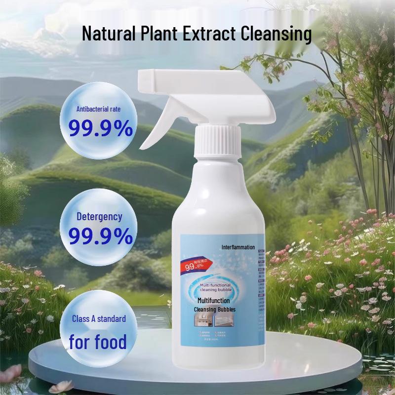 Multi-functional All-in-One Cleaning Foam: Strong Stain Remover & Sterilizing Agent for Household Use