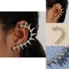 Fashion Alloy Ear Climber With Geometric And Rivet Design For Stylish Women And Gifts