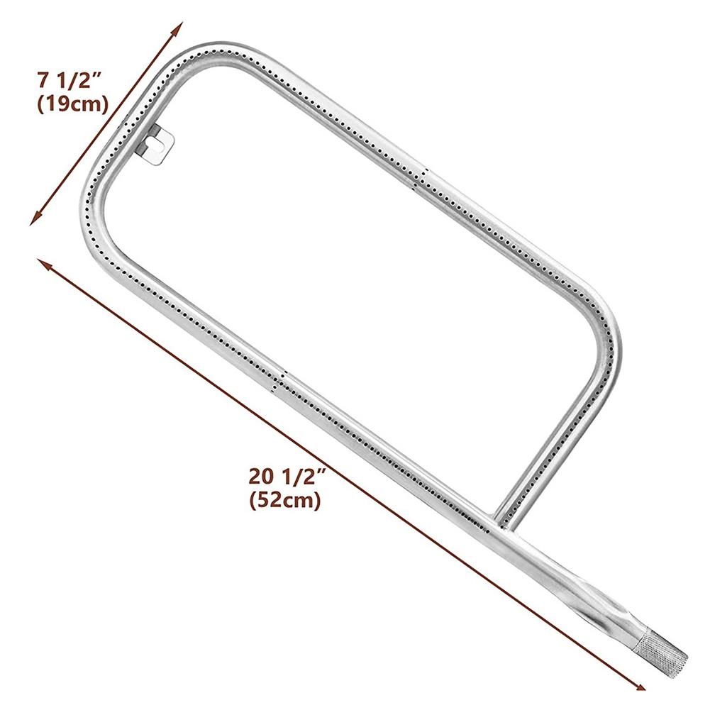 Grill Burner Tube Replacement 304 Stainless Steel Heating Element Top Heat Grill Grill Burner Replacement Part for Weber Q100