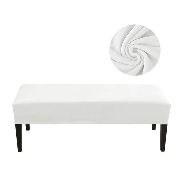 

Бархатный чехол на обеденный стул, прямоугольный, толстый, нескользящий, съемный и моющийся 112-150cm