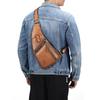 Genuine Leather Crossbody Bag for Men, Retro and High-end Style. Men's Front Crossbody Bag Made of Cowhide