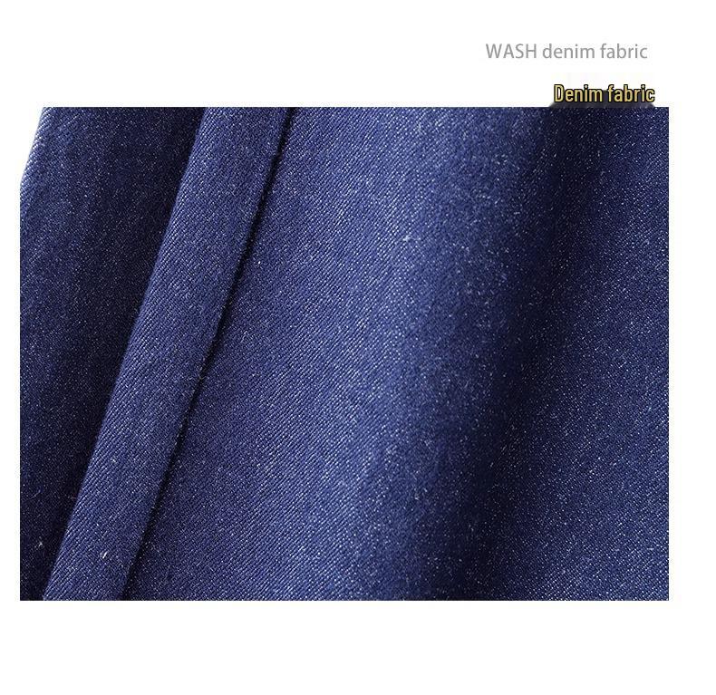 Damskie ciemnoniebieskie dżinsy retro z wysokim stanem, wiosna/jesień 2025, od wąskich do szerokich nogawek, długość petite do kostki