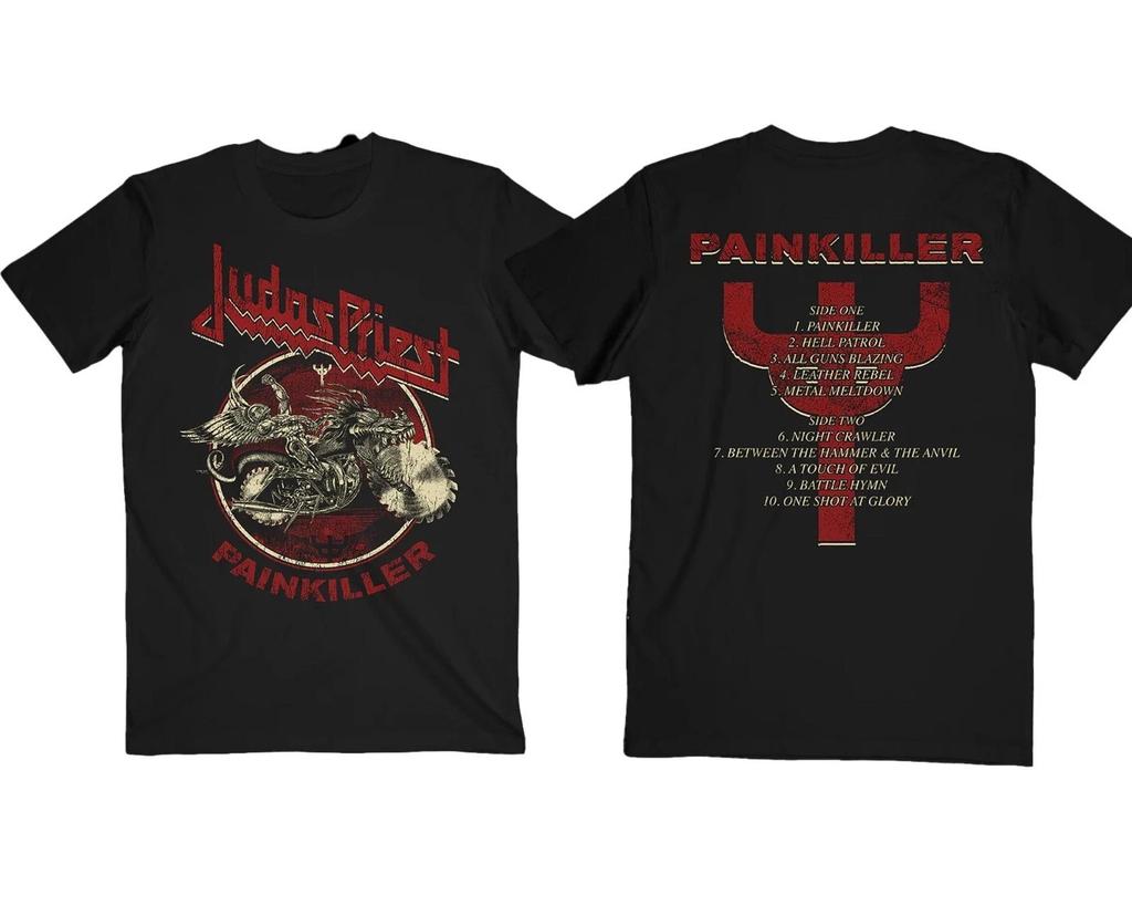 Judas Priest Painkiller 35th Anniversary Album Tracklist T-Shirt S-5XL