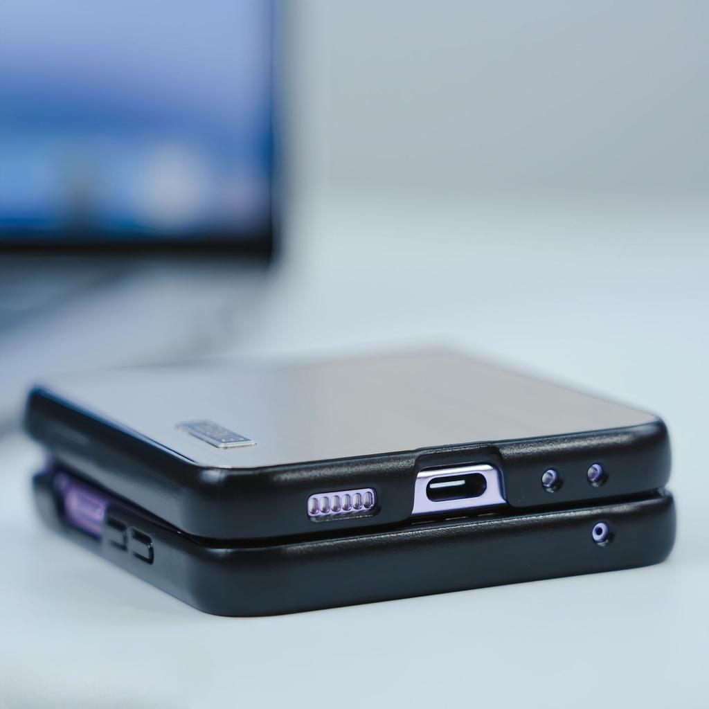 Applicable To Samsung Zflip6 Brushed Back Plate Galaxy Z Fold6 Folding Screen Metal Mobile Phone Case