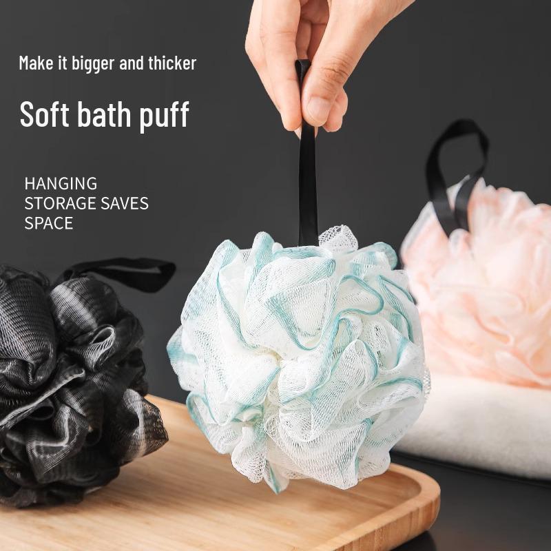 Luxuriöse Große Superweiche Peeling-Bade-Duschkugel für Frauen