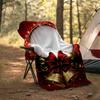 Christmas Santa Claus Theme Printed Blanket - Perfect for Couch, Bed, Travel & Outdoor Use | Machine Washable, Cozy & Durable.