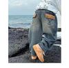 Autumn 2025 Fairy Tale Korean Style Soft Denim Gradient Wash Boys' Jeans - Comfortable, Versatile Long Pants