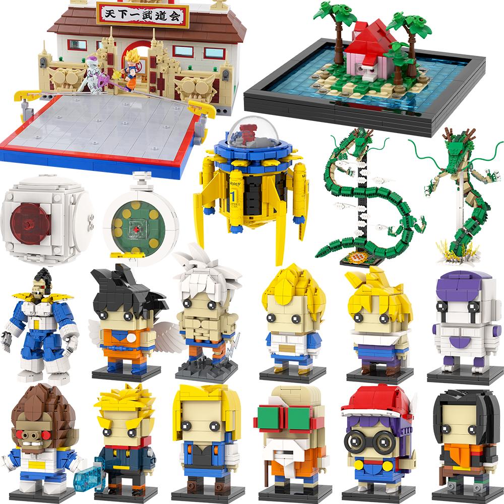 MOOXI Dragon Anime Brickheadzed Figure Scene Adult Building Blocks Set MOC Brick Model Kit DIY Diorama Toy For Kid Boy Girl Gift