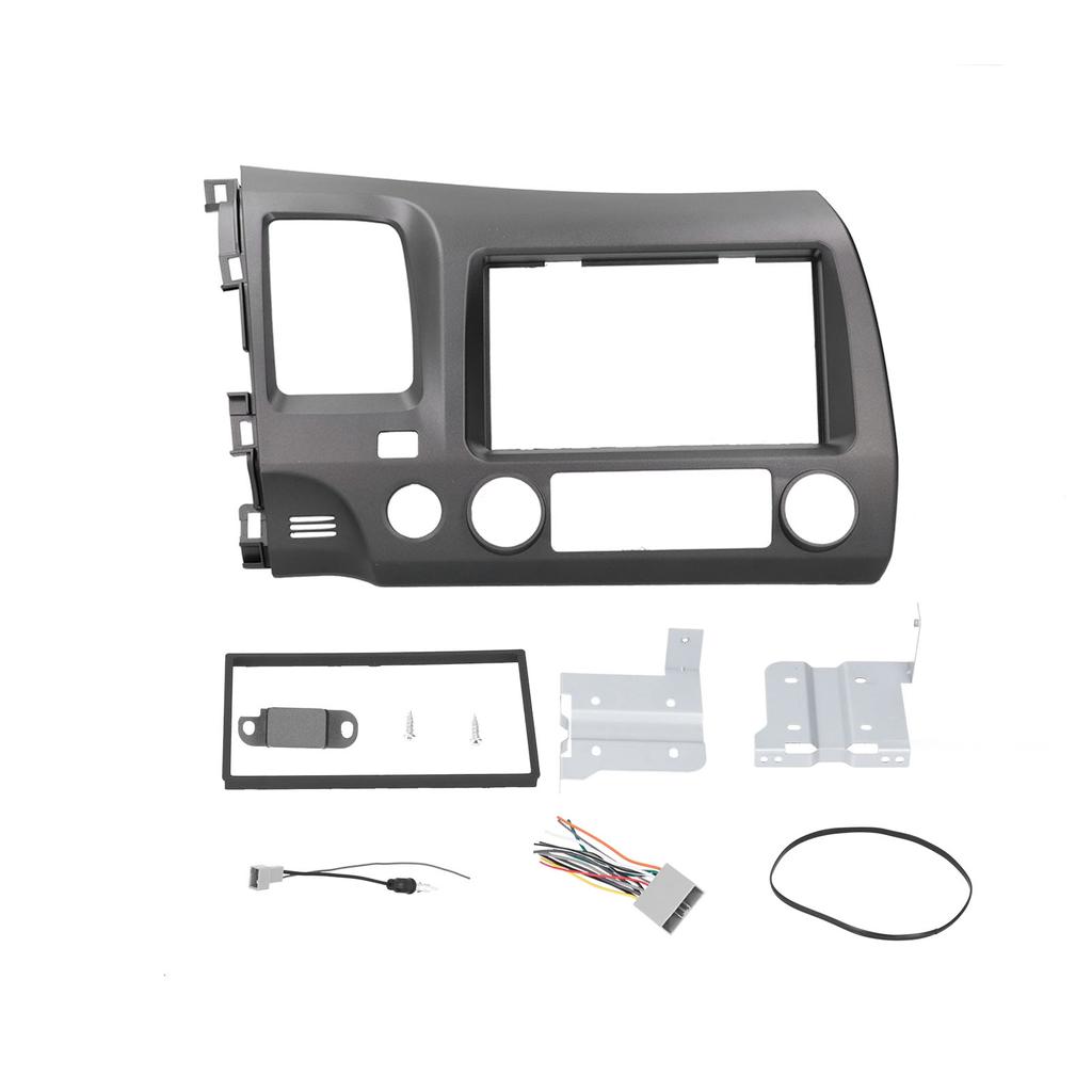 2DIN Radio Dash Kit with Wiring Harness Car Stereo Navigation Fascia Fit for Honda Civic 2006?2011