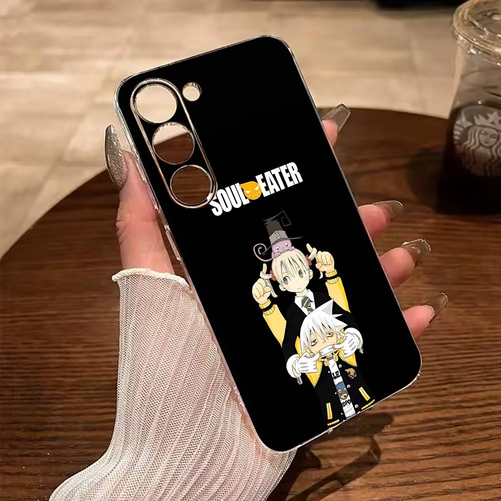 

Anime-S-Soul -E-Eater Clear Soft Silicone Phone Case for Samsung Galaxy A71, A70, A52, A51, A40, A30 Samsung a52 a52S