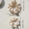 16 buc Elastice de păr uni, Elastice de păr moi din satin, Accesorii de păr casual versatile pentru femei, Elastice scrunchy de păr