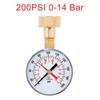 3500/200 PSI Pressure Gauge Dial Digital Pressure 0-14 Bar Vacuum Manometer 3/4 NPT for Water Pump Air Gas Water Fuel Liquid