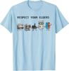 Respect Your Elders Retro Gaming Funny Gamer Controller 80s TShirt Unisex T-Shirt