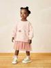 Girls' Autumn/Winter Stylish Round Neck Sweatshirt Dress - Cute European & American Style for Little Girls