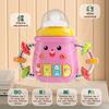 Baby Musical Pacifier Rattle Toys Early Educational Feeding Bottle Soft Teether Light Soothing Shaker Newborn