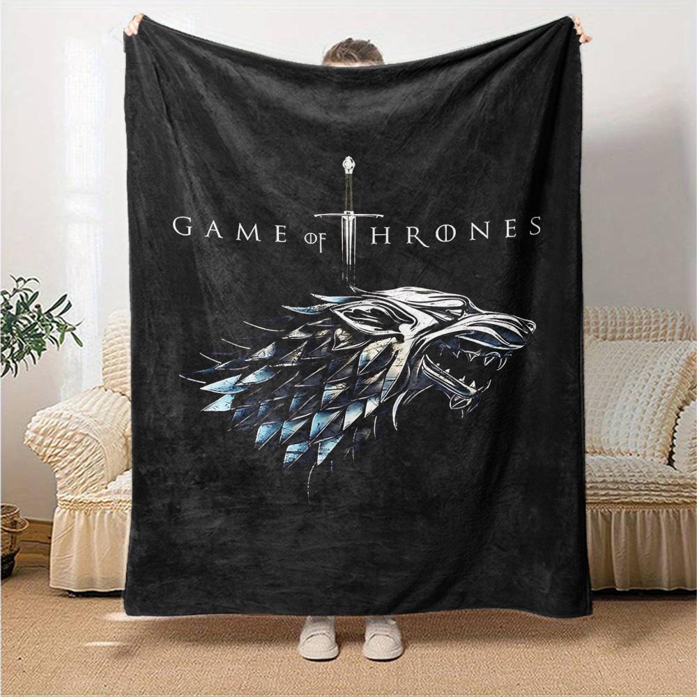 1pc Game of Thrones Blanket Lightweight Flannel Throw for Sofa Bed Travel Camping Livingroom Office Couch Chair 1135KK