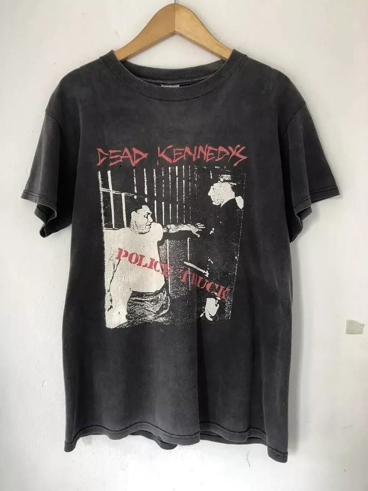Dead Kennedys Police Truck Perfect Faded Short sleeve Black Color Tshirt Vtg Unisex T-Shirt XXXXL