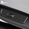 Für BMW 1er E81 E82 E87 E88 2008-2013 Echte Kohlefaser Aufkleber Auto Tür Elektrischer Fensterheber Schalter Rahmen Verkleidung Zubehör