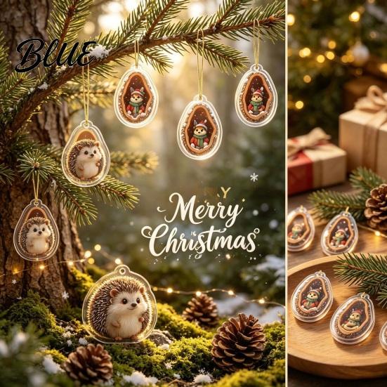 Christmas Stocking Stuffers Animal Tree Day Countdown Calendar 24 2026 Advent Box with Acrylic Decorative