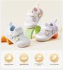 Yingbeimi Ni Frühjahr 2026 Kleinkindschuhe - Dünne Sohle Baby Lauflernschuhe, Blumen- und Jungen-Designs