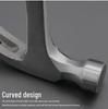 Solid One-Piece Claw Hammer - Durable Iron Head, Nail & Carpentry Mallet, Secure Design, Free Shipping.