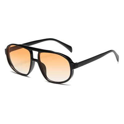 Protective Glasses Vintage Square Sunglasses Woman Fashion Oval Lens Sun Glasses Female Candy Colors Gradient Design Eyewear