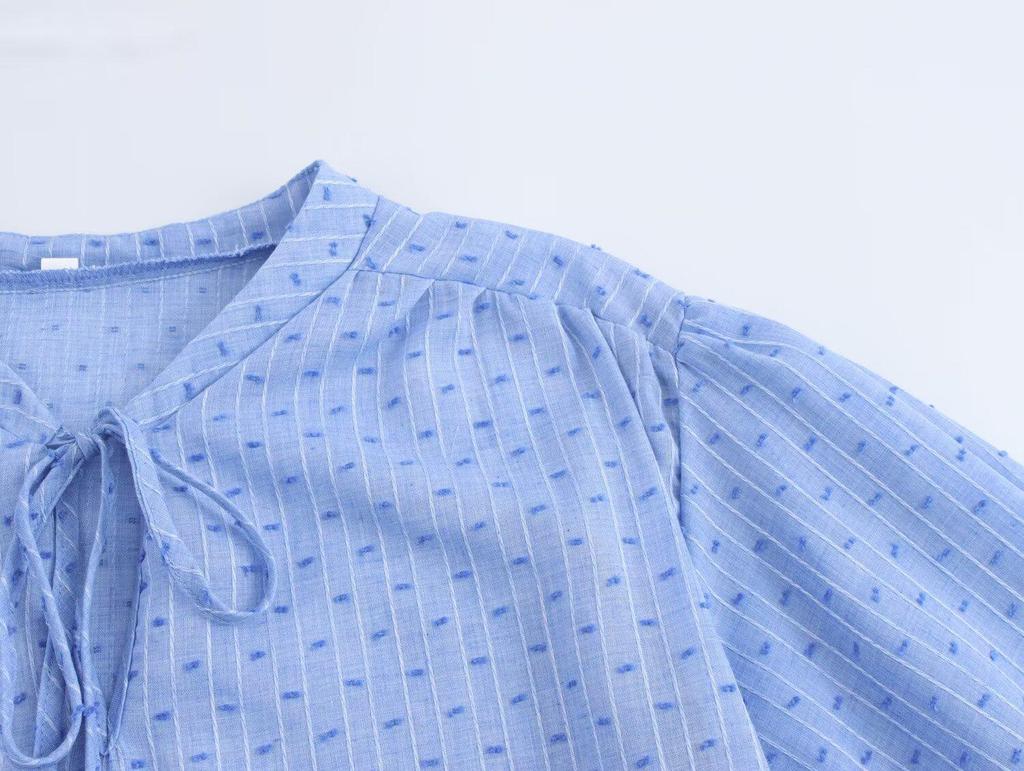 Primăvara 2025 Top versatil cu mânecă lungă pentru femei, stil european și american la modă