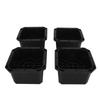 4PCS Bed Risers Rubber Heavy Duty Chair Leg Lifts Furniture Riser Blocks for Desk Cabinet Sofa Couch Tables Type B