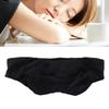 Sleeping Eye Cover Soft Comfortable Weighted Eye Cover Hook and   Fastener Closure for Nighttime