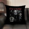 T-The C-Crow Movie Cushion Cover Natural Linen Organic Fabric Double-Sided Printing Sofa Home Decor Gift Pillow Case