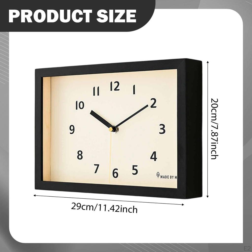 Wall Clock Desk Decorative Modern Fashion Silent Home Decoration for Bedroom Kitchen Indoor