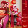 Wedding Floral Decorations: Bedside, Dining, and Desktop Arrangements for Festive Occasions and Engagements.