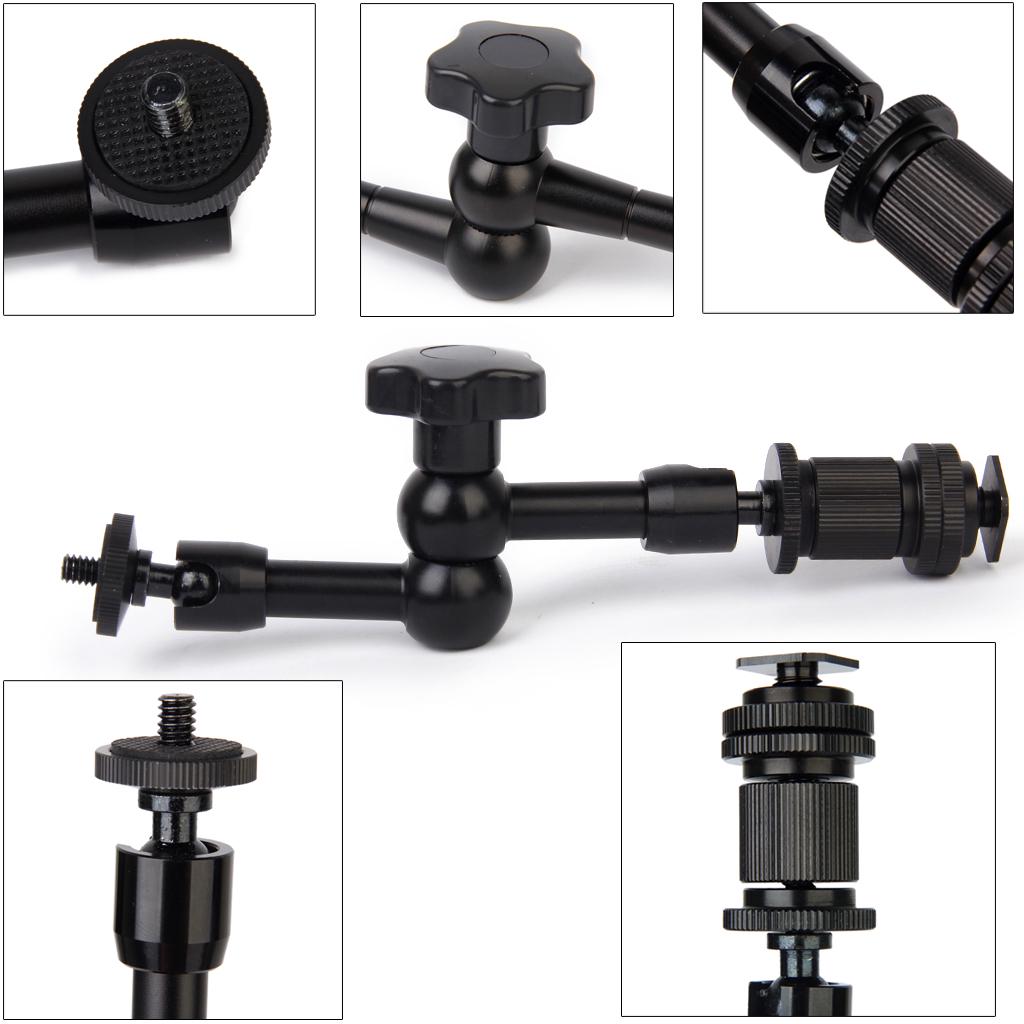 7 "Adjust The Friction Articulating 1/4" Shoe Connector Arm for
