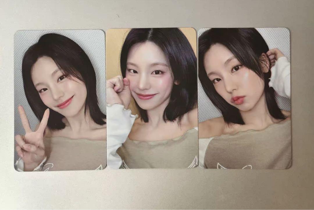 

[USED] itzy Air Yeji Taiwan will music autograph session bonus trading cards (3 pieces)