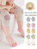 2026 Autumn Infant Anti-Fall Non-Slip Knee Pads, Pure Cotton, Cartoon Animal Design for Ages 0-3