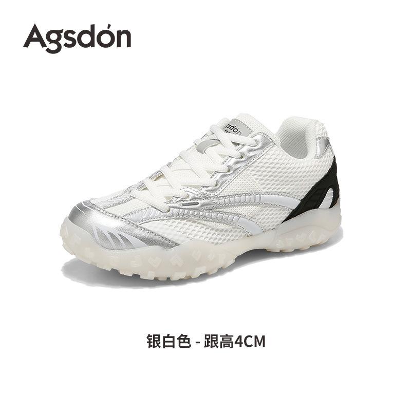 thick-soled German training shoes new autumn soft-soled casual Forrest Gump sports shoes little white dad shoes 35