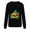 Women's Fashionable and Casual Halloween Print Pullover Hoodie