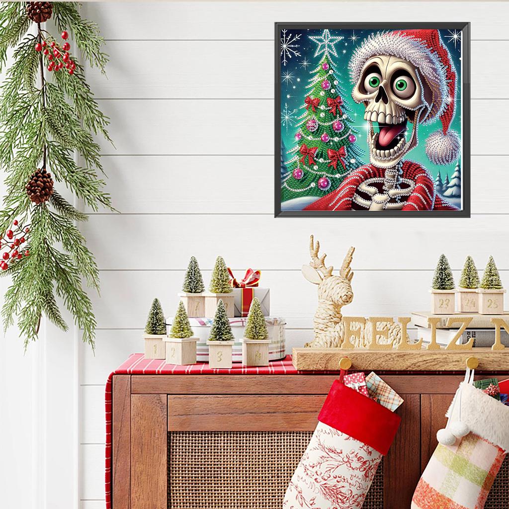 Xmas 5D DIY Diamond Art Painting Kits for Home Office Wall Decor DIY Gem Art Diamond Painting Kits Diamond Dots Gem Art 30x30cm