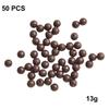 Weiche Gummikarpfenfischereiperlen Runde Rig-Perle 68mm Verschiedene Größen Packung mit 50