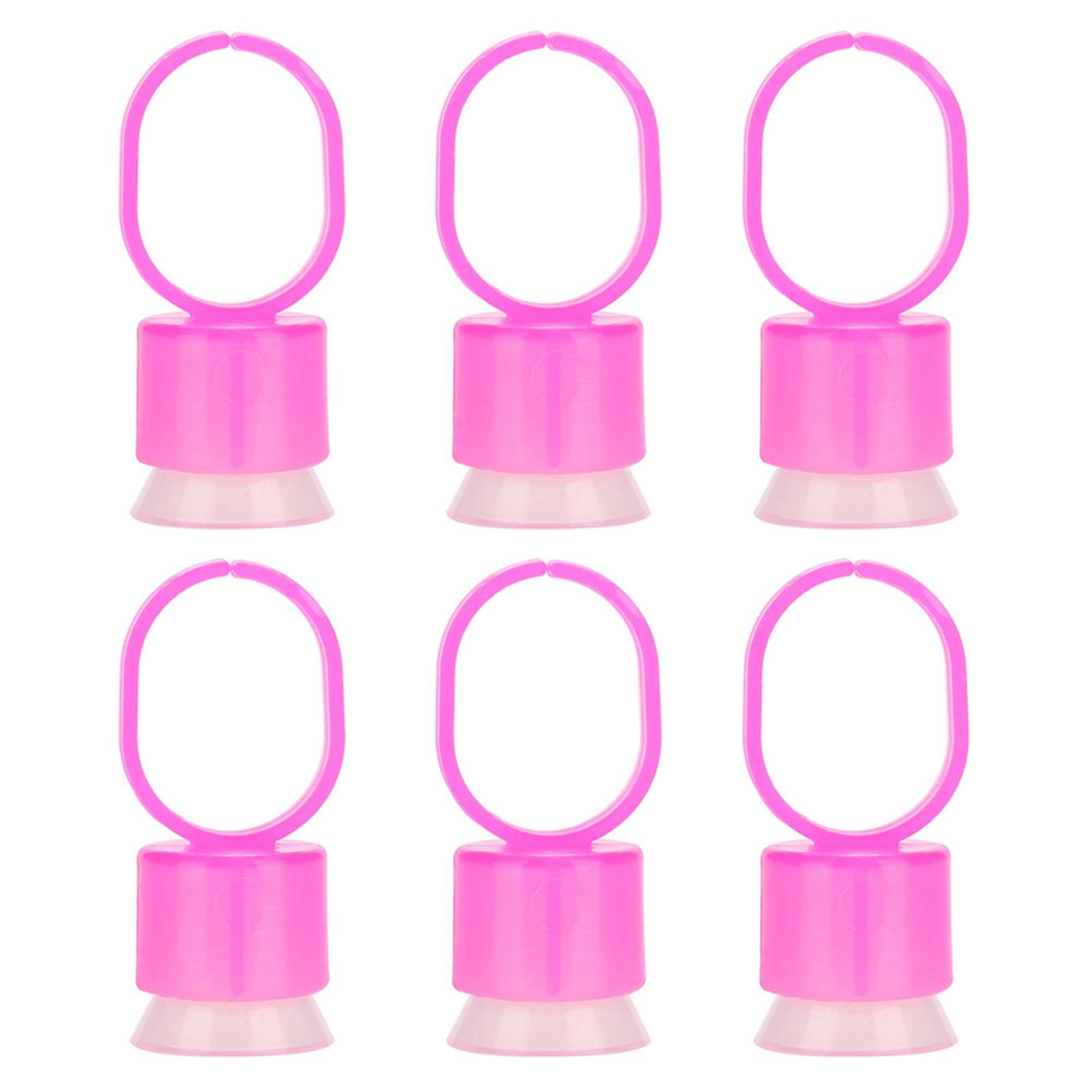 

50 шт./набор Одноразовые кольца-чашки для тату-пигмента с губкой, держатель для пигмента, перманентный макияж, красные красный