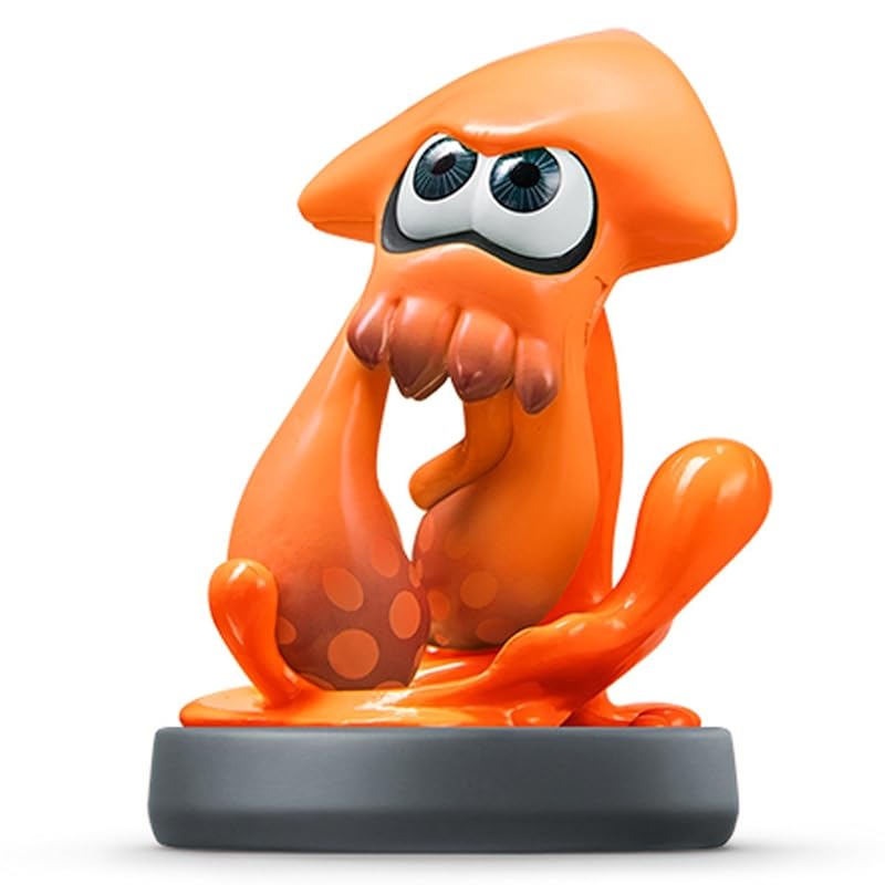 amiibo Squid [Orange] (Splatoon Series)