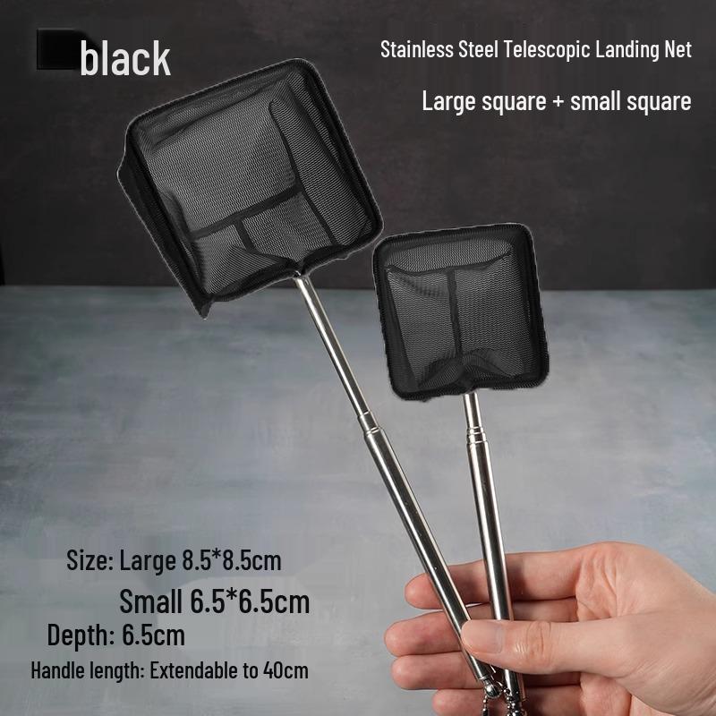 Stainless Steel Retractable Fishing Net for Aquariums and Tropical Fish