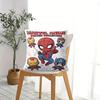 Chibi Superhero Throw Pillow, Includes Pillow Core, Soft Decorative Cushion For Bedroom Dorm, Gift For Superhero Fans