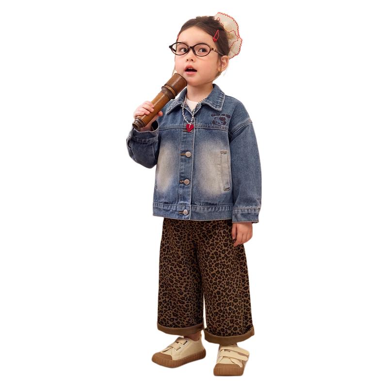 LUSON Baby Girls  Stylish Denim Jacket 100