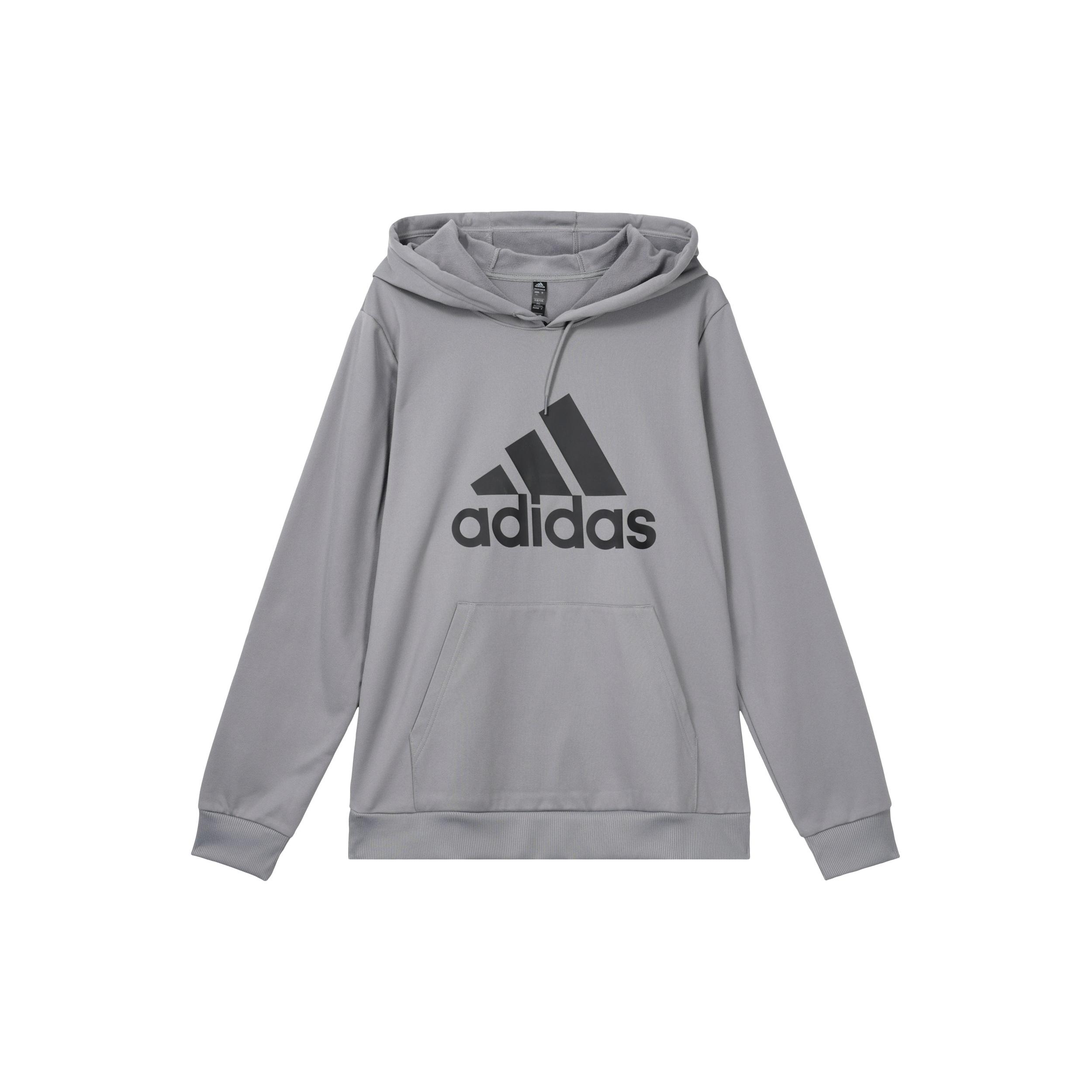 Men s adidas Large Logo Basketball Sports Gray GH6662 L