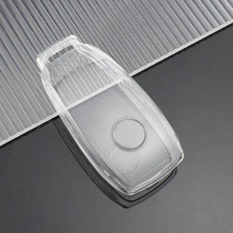 Transparent Tpu Car Key Cover Case Shell Fob Bag For Mercedes Benz A C E S G Class Glc Cle Cla W177 W205 W213 W222 X167 Amg
